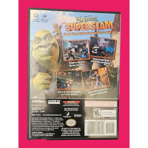 Nintendo Game Cube Shrek Super Slam -- ITEM #3577 - Picture 4 of 5